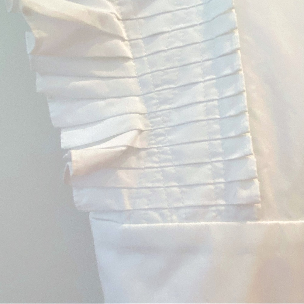 Tibi Flamenco Pleated Cotton Culottes Jumpsuit - Picture 8 of 12